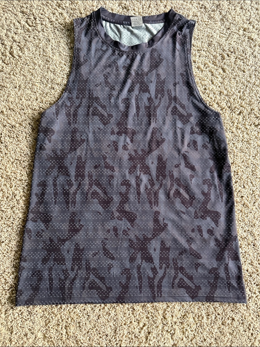 ZYIA Women's Black & Charcoal Athletic Muscle Tee